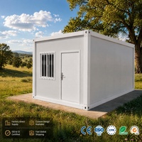 Maison conteneur préfabriquée modulaire de 20 pieds, directement de l'usine, avec salle de bain et cuisine, pour usage résidentiel, bureau, hôtel