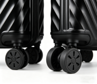 Valise à roulettes légère et compacte de 18 pouces, à faible coût, pour l'embarquement en avion, avec roues silencieuses à double rangée, compatible TSA, OEM/ODM