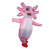 Costume gonflable de salamandre pour usine, accessoires de décoration gonflables pour Halloween et carnaval
