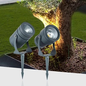 LED Tree Light Outdoor Waterproof COB Spotlight Garden Ground Stake <b>Lighting</b> <b>Landscape</b> Court Yard Fixture Aluminum Body - Product Image 1