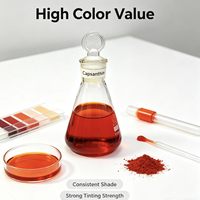 Solution colorante liquide de paprika oleorésine et capsaïcine soluble dans l'huile, en fût, facile à pomper pour saucisses et jambons, rapide