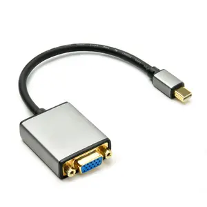 Unterstützung 1080P mini Displayport stecker auf VGA buchse output Kabel Adapter Display port Mini DP auf VGA Konverter
