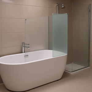 แผงข้างสั้นสำหรับอ่างอาบน้ำคาลิปโซ่ 80 ซม. ยาว 52 ซม. กว้าง 8 ซม. สูง 82 ซม. - Product Image 3