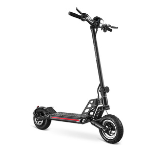 Trottinette électrique Kugoo 10 pouces tout-terrain pliable avec moteur sans balais, étanche et éclairage LED pour adultes - Product Image 5