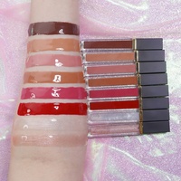 Brillant à lèvres holographique L410, à haute pigmentation, motif brillant, à paillettes, faites soi-même