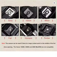 SIDANDE T1 Retro Flash M/AUTO Modo Universal Hot Shoe Jump Flash Off-Camera para Sony Canon Nikon Fuji Pentax Olympus Fujifilm