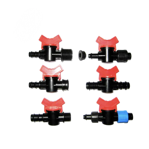 Customized Mini Water Plastic Drip Tape Irrigation Valve OEM Supported Control Structure