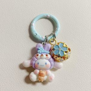 Nuevo Llavero Metálico de <span class=keywords><strong>Sanrio</strong></span> con Diseño de <span class=keywords><strong>Personajes</strong></span> de Dibujos Animados, Bonito Colgante para Mochila de Estudiante, Regalo para Mejores Amigos, Accesorios Decorativos - Product Image 2
