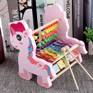 Juguetes de Inteligencia de Madera, Piano Multifuncional de Ocho Notas, Marco de Conteo, Rompecabezas para Niños, Juguetes Educativos Tempranos Montessori, Toysrunner - Product Image 3