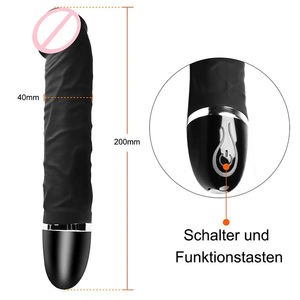 Wiederaufladbar <span class=keywords><strong>7</strong></span> Vibrationsmodi Silikon realistischer Vibrierender Dildo Weibliche Masturbation G-Spot Dildo <span class=keywords><strong>Vibrator</strong></span> für Damen Sexspielzeug - Product Image 4