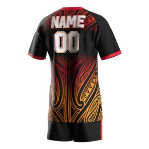 T-shirt et short de sport pour homme, col rond, Dry-Fit, rembourré, pour l'entraînement et le rugby, impression ODM - Product Image 2