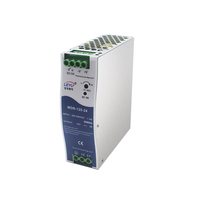 WDR-120W 24V DIN Raylı Güç Kaynağı Tekli Endüstriyel LED Sürücü 120 Watt Dönüştürücü Makine Kontrol Paneli CE RoHS