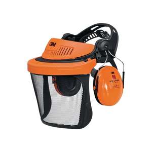 3M Visor/ear defender paquete G5V5CH51 visera de malla de acero inoxidable EN 1731 EN 352-1-3 - Product Image 1