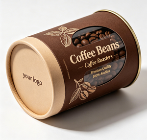 Hot Selling Eco-Friendly Cylinder Tube Box Kraft Cardboard Food Paper Tube Tea Coffee Packaging - Product Image 3