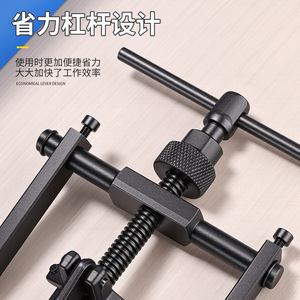 Three Jaw <b>Puller</b> Bearing Remover Industrial Grade Chromium Vanadium Steel High Torque Labor Saving Tool - Product Image 4