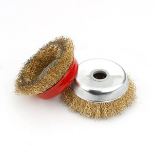 แผ่นขัดลวดสำหรับเครื่องบดมุมแผ่นขัดเครื่องมือขัดหยาบทำจากสแตนเลส - Product Image 2