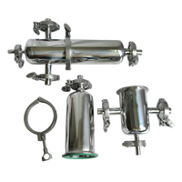 Boîtiers de filtre à gaz en acier inoxydable 316 304 pour la filtration de l'air, du gaz, du CO2, de la vapeur, et la ventilation