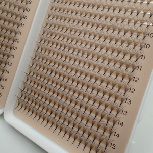 Base de cils 6D Matte Point 0.05 0.07 en gros, bouquets de cils préfabriqués volume russe, bouquets de cils préfabriqués 16 à 20 mm - Product Image 2