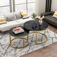 Ensemble de table centrale gigogne de luxe salon cuisine maison table basse mère et mère petits appartements salons