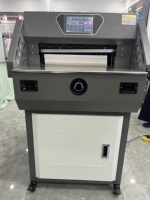 Cortadora de Papel Eléctrica FRONT E500T con Ancho de Corte de 500 mm, Corte Automático para Imprenta