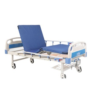 เตียงผู้ป่วยแบบปรับมือหมุนขนาดกลาง ยี่ห้อ Wan Renkangyun สำหรับดูแลผู้สูงอายุ - Product Image 1