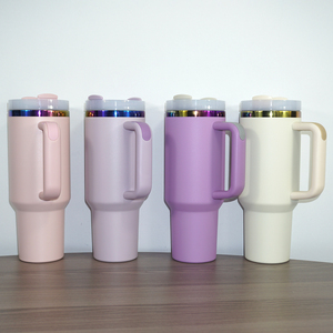 Custom Holographic 40oz Tumbler with Powder Coated Finish and Personalized Logo Engraving for Business Gifts - Product Image 4