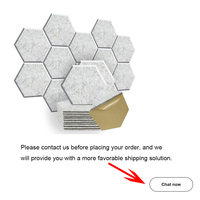Panneaux acoustiques hexagonaux en feutre pour animaux de compagnie, résistants au feu et insonorisants, pour décoration intérieure moderne, vente en gros, personnalisables, HENGJIU