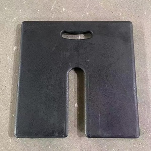 ฐานยางสีดำรูปสี่เหลี่ยมผืนผ้าสำหรับถ่วงน้ำหนัก ฐานแข็งแรงทนทานสำหรับฉากหลังงานแต่งงานหรือ<span class=keywords><strong>ผนัง</strong></span>ดอกไม้ - Product Image 4