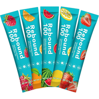 Sobres de Polvo Electrolítico de Marca Privada con Vitaminas B y C, Mezcla de Bebidas en Polvo, Cero Calorías, Suplemento de Bebida Vegana, OEM