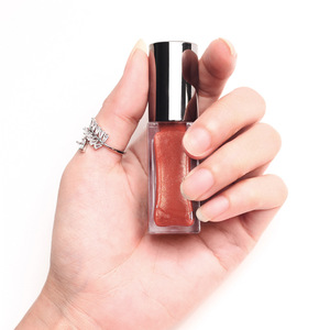 Gloss à lèvres nacré effet miroir, rouge à lèvres liquide 6ml, tube carré, longue tenue, teinte à lèvres européenne et américaine - Product Image 4