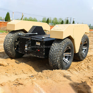 ล้อยางแพลตฟอร์มหุ่นยนต์ขับเคลื่อน4ล้อสำหรับรถออฟโรด IP66 4WD Ugv AVT-W15D ได้ทุกสภาพภูมิประเทศแข็งแรง - Product Image 4
