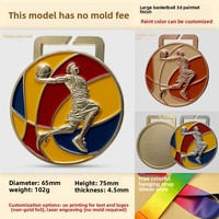 Médailles de sport personnalisées en alliage de zinc électroplaqué 3D, Badminton, Football, Basketball, Tennis de table, Natation, Plaques d'honneur pour compétitions