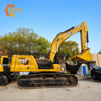 Гидравлический экскаватор CAT 336 с ковшом 1,5 м³, 37 тонн, б/у, для тяжелых работ, с длительным сроком службы на открытом воздухе, для строительства ирригационных каналов