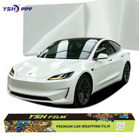 Film de protection de voiture en PET auto-réparateur, résistant aux rayures, imperméable, garantie 5-10 ans, 2 en 1 : protection de la peinture et changement de couleur