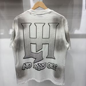 Summer High Street Rhinestone Designer Brand Clothing <strong>Tshirts</strong> Men LH Short Sleeve Plus Size Hip Hop <strong>Life</strong> Hustlers Men's T-shirt - Product Image 2