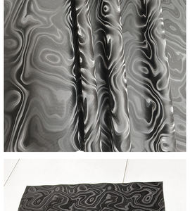 Cuero Sintético PU Suave Perlado con Patrón de Humo 3D, Cuadrícula Elástica de 0.9mm, Impresión 3D de Alta Calidad, Venta Caliente - Product Image 4