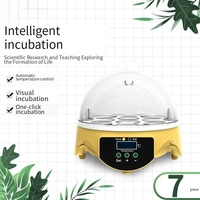 Incubateur d'œufs automatique compact, contrôle intelligent de la température, boîte d'éclosion, retourneur d'œufs automatique, réutilisable, écologique