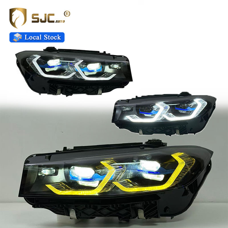 Sjc Laser-Style Dual-Color LED Headlight Assembly For BMW 3 Series G20 / G28 LED DRL