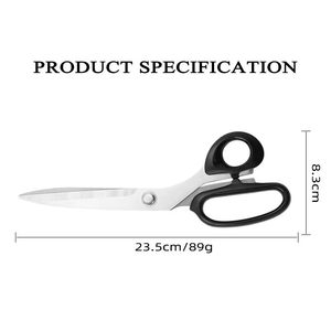 Factory Outlet Heavy Duty Korean BBQ Cutting Meat Scissors 4Cr14 Stainless Steel Ultra Sharp Eco-Friendly Black <b>Kitchen</b> Scissors - Product Image 3