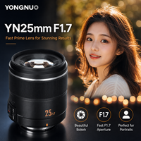 Objectif Yongnuo YN 25mm F1.7M AF à focale fixe en métal pour appareil photo hybride Olympus Micro 4/3 MFT, objectif portrait