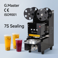 Machine de scellage de gobelets en papier entièrement automatique G.Master 110V, prise américaine, pour usage commercial, café, économie d'énergie