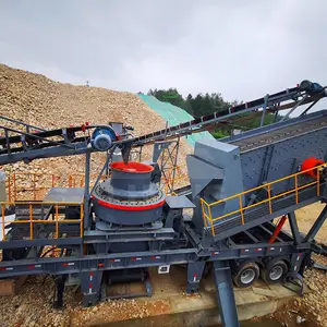 Good Quality Complete Production Line Portable Rock Stone Crusher Price In Singapore