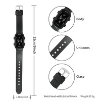 Montre numérique personnalisée MINGRUI pour enfants, sport, écran LCD carré arrondi, étanche 30M, HD anti-buée, batterie 3 ans, alarme silencieuse, semaine, OEM ODM