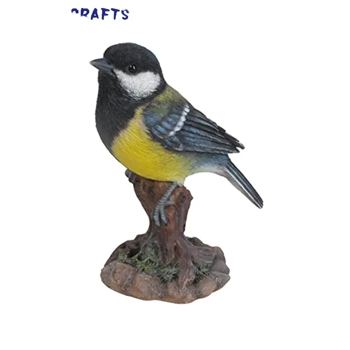 Canlı Reçine Zanaat Yaşam Boyutu Kuşlar Büyük Baştankara Satılık Gerçekçi Süsleme Koleksiyonu Ev & Bahçe Dekor Aksesuarları