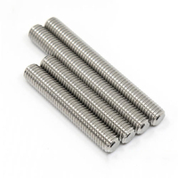 304 Stainless Steel Carbon Steel Zinc Black Metric DIN975 Fully Stud Threaded Rod Bar TS16949 Certified Grade 4.8-12.9