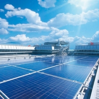 Système de montage solaire pour toiture photovoltaïque, structure d'installation solaire, support de fixation pour panneaux solaires
