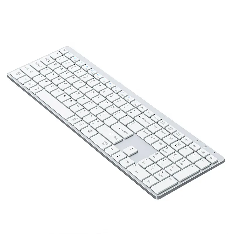 Conjunto de mouse e teclado inteligente, teclado bluetooth para macbook para imac, laptop, tudo em um escritório