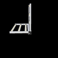 Lampu LED Grow Light Bar Spektrum Penuh Ra80 IP54 Berbahan Aluminium Alloy, Dapat Diredupkan, Untuk Pertumbuhan Tanaman Indoor, Sayuran, Pembungaan, 4x4 kaki, Dapat Dilipat