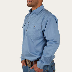 大きくて高い着用大きくて高い刺繍ブラックアパレル真珠スナップスウェットシャツパーソナライズされたPearlsnap釣り西洋シャツ - Product Image 5