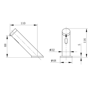 Automatischer Infrarot-<span class=keywords><strong>Sensor</strong></span> hahn Seifensp ender Free Touch <span class=keywords><strong>Sensor</strong></span> Seifensp ender: - Product Image 5